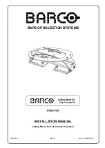 Barco Cine VERSUM 80 Installation Manual предпросмотр