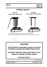 Preview for 1 page of Barco CM 100 Manual