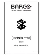 Preview for 1 page of Barco CM50 Installation Manual