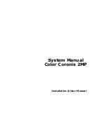 Barco Color Coronis 2MP System Manual предпросмотр