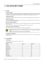 Preview for 5 page of Barco Cooler rigging frame Installation Manual