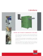 Предварительный просмотр 1 страницы Barco CottonSorter Brochure & Specs