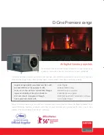 Preview for 1 page of Barco D-Cine Premiere DP100 Specifications