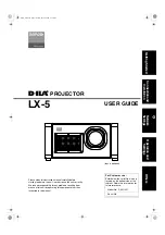 Barco D-ILA LX-5 User Manual предпросмотр