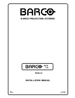 Preview for 3 page of Barco DATA 708 Installation Manual