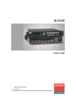 Barco DCS-200 User Manual preview
