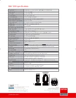 Предварительный просмотр 2 страницы Barco DML-1200 Specifications