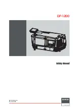 Preview for 1 page of Barco DP-1200 Safety Manual