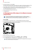 Preview for 56 page of Barco DP K-32B Series User And Installation Manual