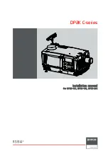 Предварительный просмотр 1 страницы Barco DP2K-12C Installation Manual