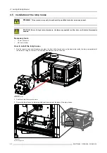 Предварительный просмотр 46 страницы Barco DP2K-23B Installation Manual