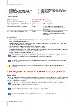 Preview for 72 page of Barco DP2K C User And Installation Manual