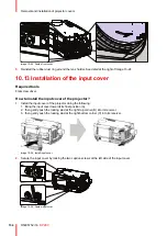 Предварительный просмотр 134 страницы Barco DP2K C User And Installation Manual