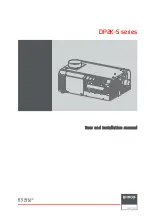 Preview for 1 page of Barco DP2K-S Series User And Installation Manual