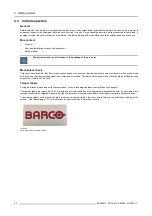 Preview for 24 page of Barco DP2K SLP Series User And Installation Manual