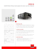 Barco DP2K­8S Specifications preview