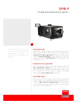 Предварительный просмотр 1 страницы Barco DP4K-P Specification