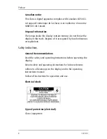 Preview for 8 page of Barco E-2320 C Installation & User Manual