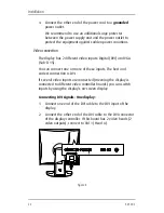 Preview for 22 page of Barco E-2320 C Installation & User Manual