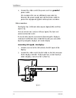 Предварительный просмотр 22 страницы Barco E-2320 C Installation & User Manual