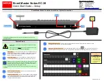 Предварительный просмотр 1 страницы Barco EC-30 Quick Start Manual