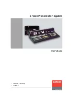 Preview for 1 page of Barco Encore Manual