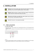 Предварительный просмотр 9 страницы Barco Eonis MDRC-2222 WP User Manual