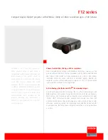 Preview for 1 page of Barco F12 Series Specifications