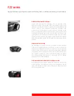 Предварительный просмотр 2 страницы Barco F22 Series Specifications