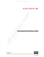 Barco F35 Reference Manual preview