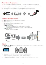 Preview for 5 page of Barco F400-HR Quick Reference Manual