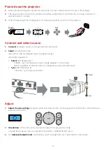 Preview for 5 page of Barco F400 Quick Reference Manual