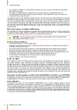 Предварительный просмотр 4 страницы Barco F400 Safety Manual