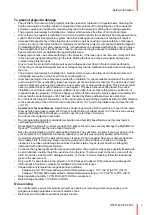 Предварительный просмотр 7 страницы Barco F400 Safety Manual