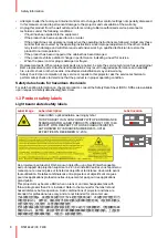 Предварительный просмотр 8 страницы Barco F400 Safety Manual