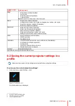 Preview for 121 page of Barco F400 User Manual