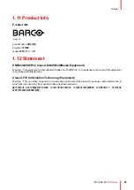 Предварительный просмотр 25 страницы Barco F70 - 4K6 User Manual