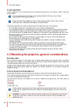 Preview for 50 page of Barco F70 - 4K6 User Manual