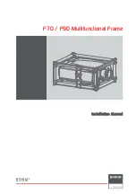 Preview for 1 page of Barco F70 Series Installation Manual