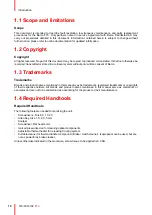 Предварительный просмотр 10 страницы Barco F70 Series Service Manual