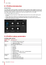 Предварительный просмотр 142 страницы Barco F70 Series User Manual