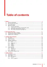 Preview for 5 page of Barco F80 series User Manual