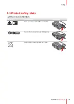 Предварительный просмотр 15 страницы Barco F80 series User Manual