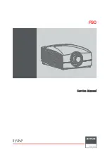 Barco F90 series Service Manual предпросмотр