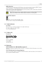 Предварительный просмотр 17 страницы Barco F90 - W13WUXGA User Manual