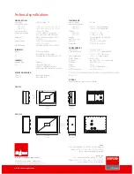 Preview for 4 page of Barco FDU-2129 Brochure & Specs