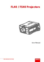 Предварительный просмотр 1 страницы Barco FL40 - 4K User Manual