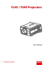 Barco FL40 series User Manual предпросмотр