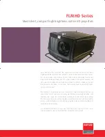 Preview for 1 page of Barco FLM HD14 Brochure & Specs