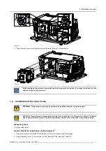 Preview for 5 page of Barco FLM lamp house Installation Manual